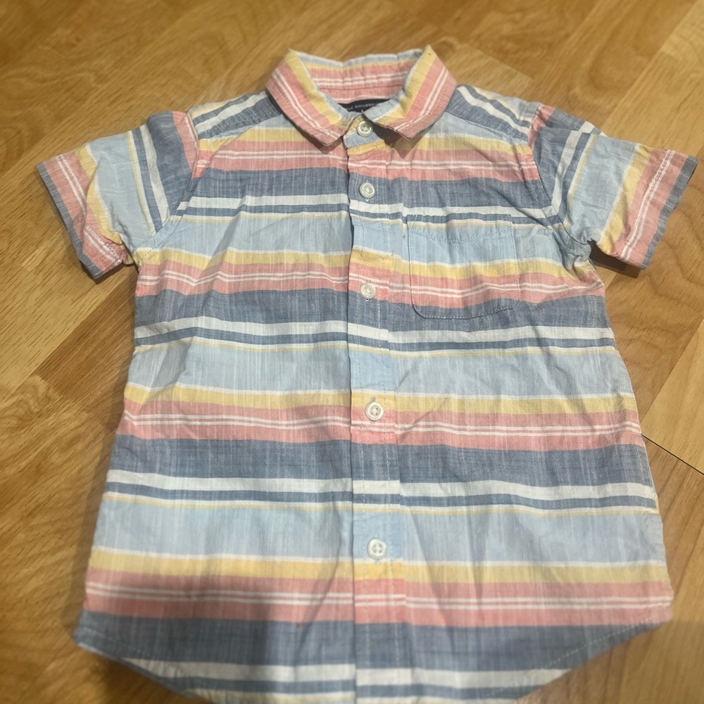 The Children's Place Multicolor Striped Button Down Shirt